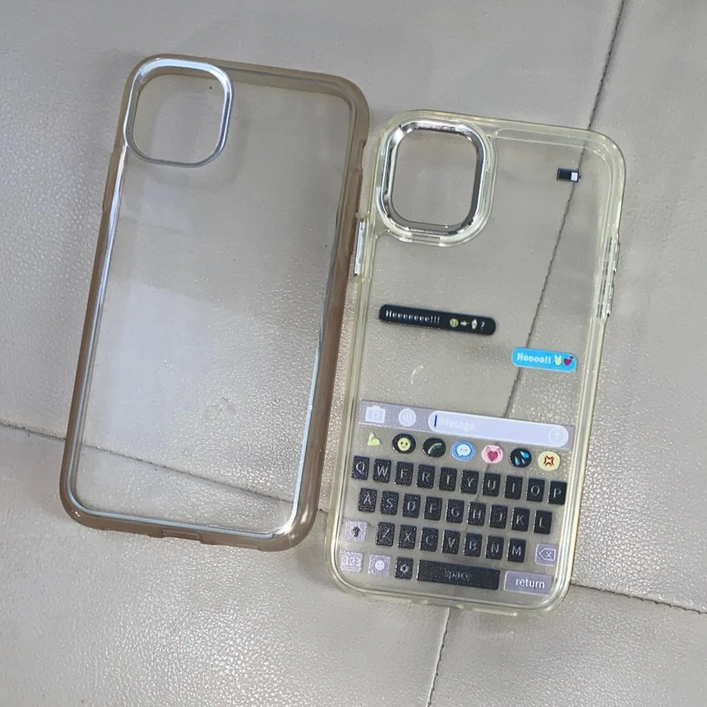 2 Transparent Phone Case for iPhone 11